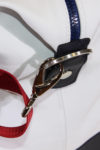 Antique Duffle Bag 038 detail metal and shoulder belt leather
