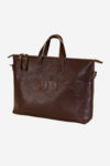 Modern Briefcase handmade in italy vegetable tanned leather italian bags