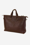 Modern Briefcase vegetable tanned leather handmade in italy terrida venezia leather briefcase murano glass