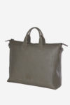 Modern Briefcase vegetable tanned leather handmade in italy terrida venezia leather briefcase murano glass