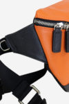 Modern Pouch detail orange leather and belt