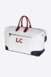 Antique Duffle Bag 038 customizable initials luxury duffle travel sport bag leather