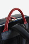 Sinuous Laptop Backpack handle detail blue red white